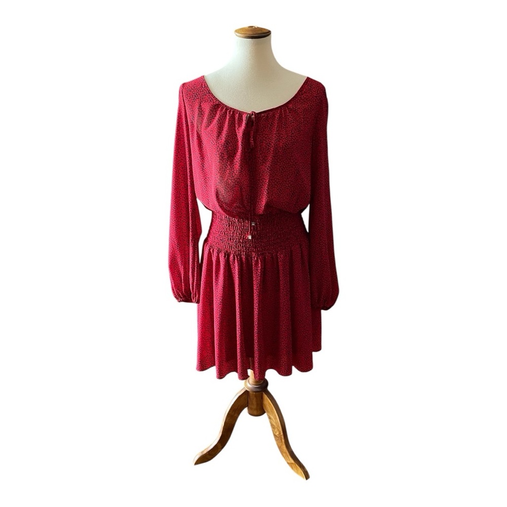 #259, Michael Kors Elegant Red Women's Dress, size L